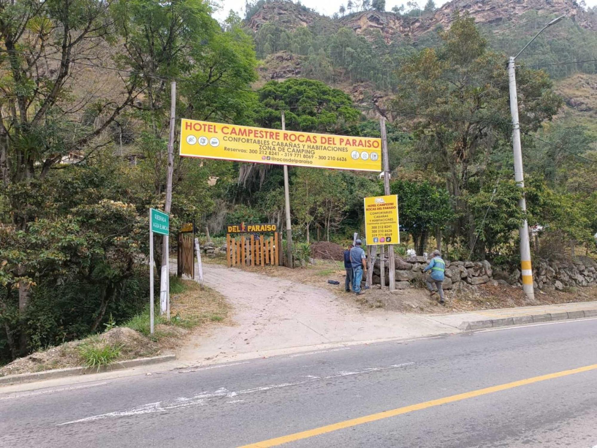 Hotel Campestre Rocas Del Paraiso Machetá エクステリア 写真